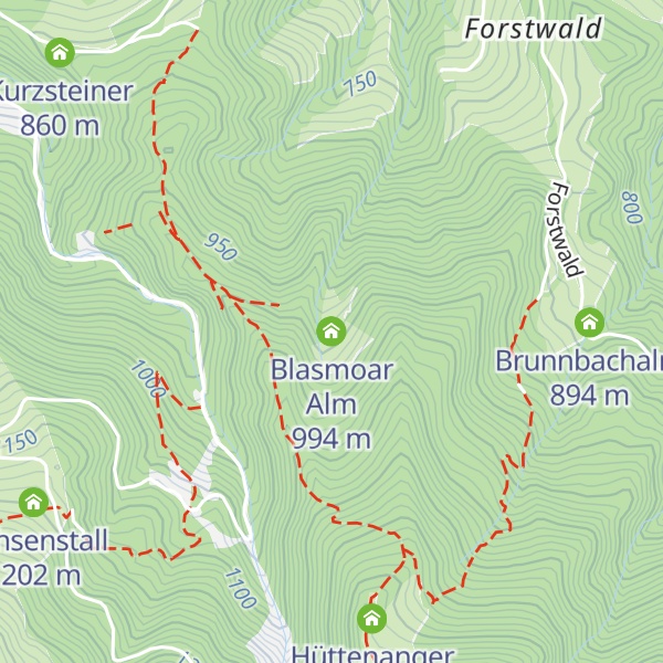 Map of Blasmoar Alm