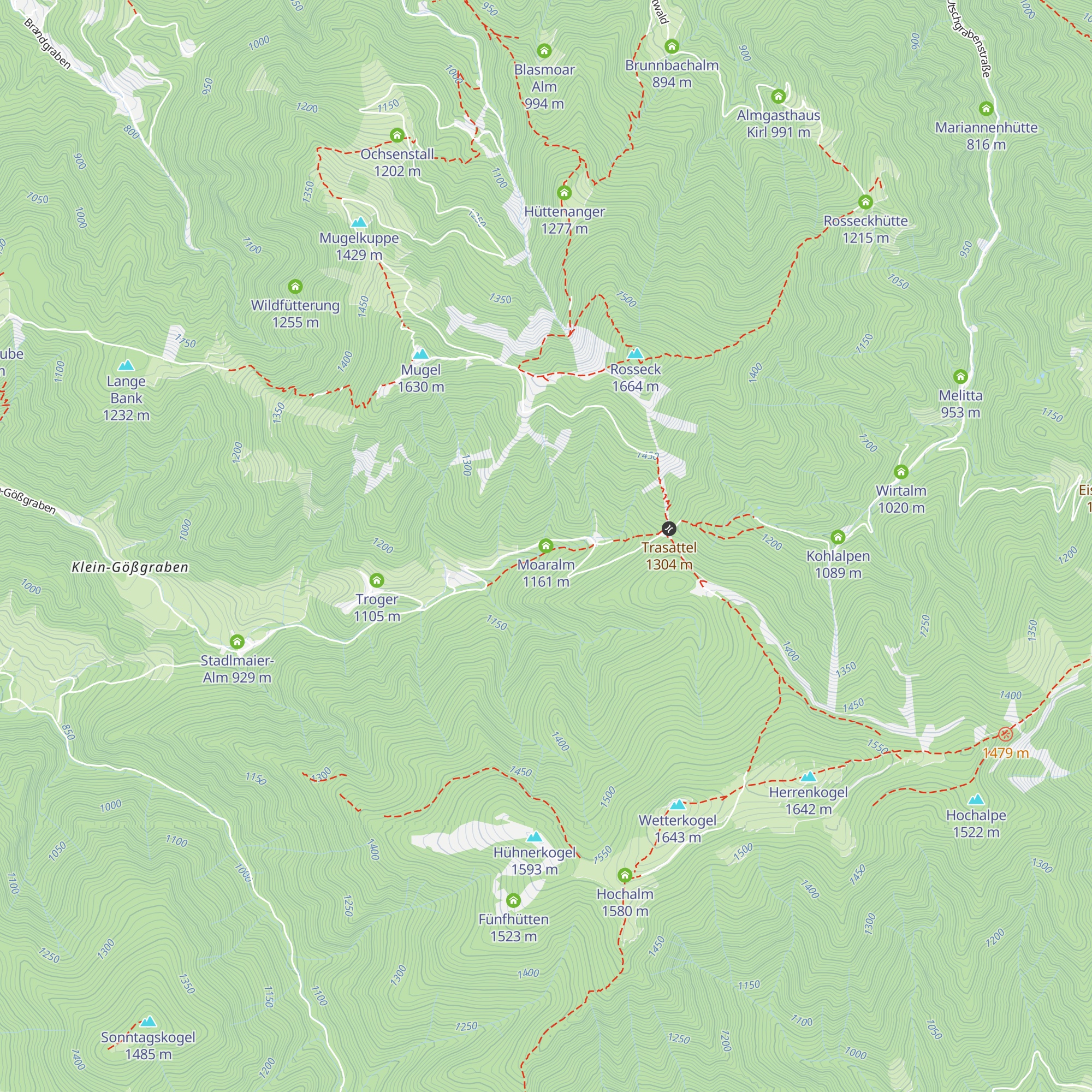 Moaralm map