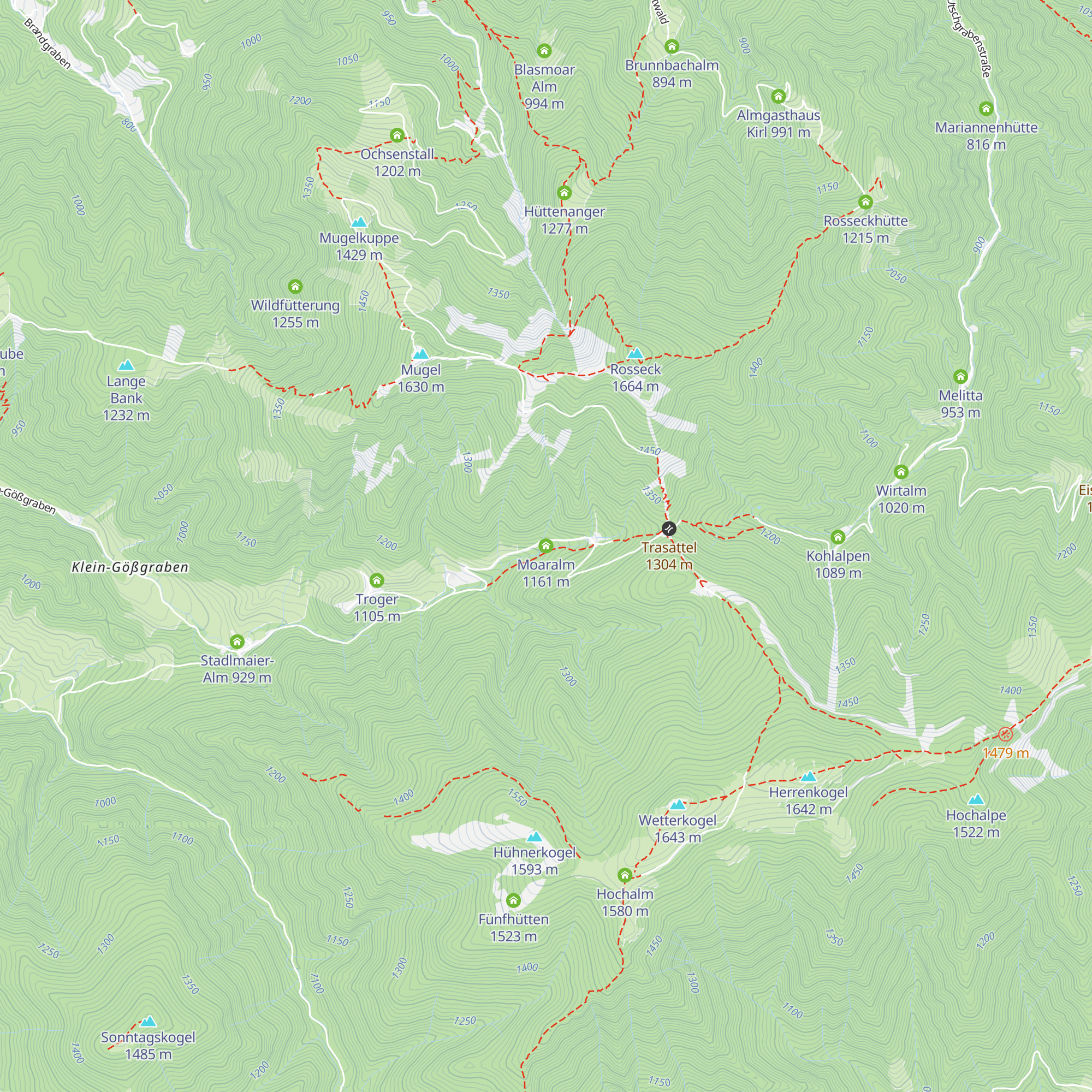 Moaralm map