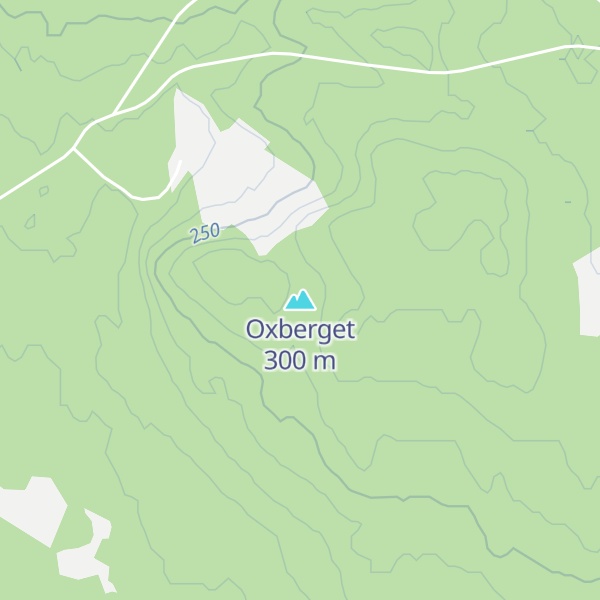 Map of Oxberget