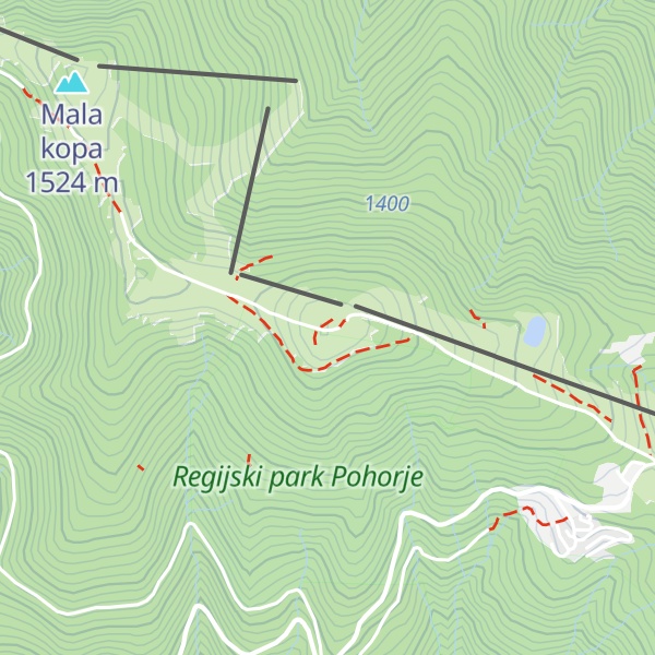 Map of Velika Kopa