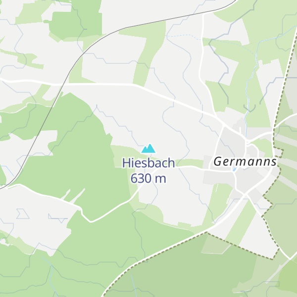 Map of Hiesbach
