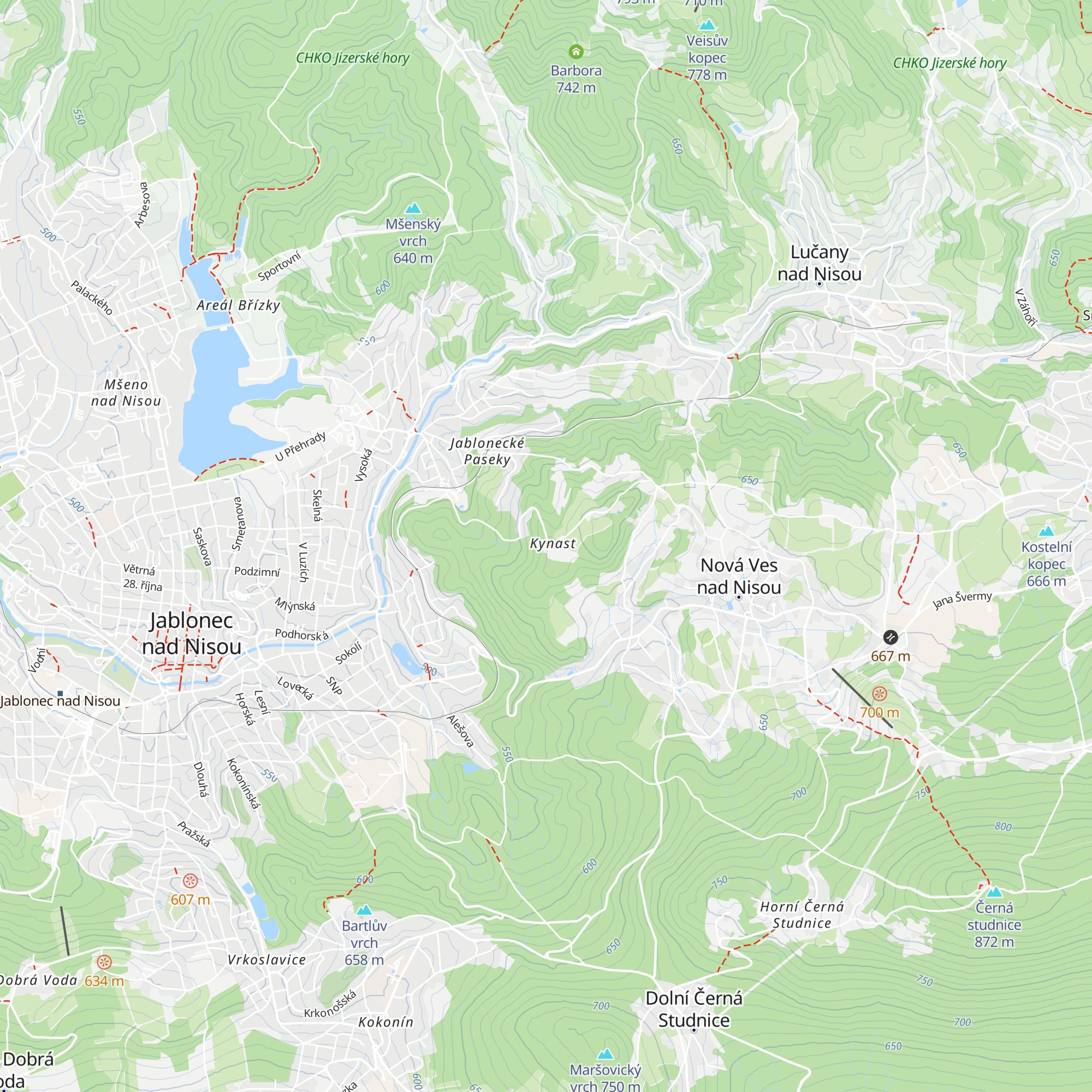 Kynast map