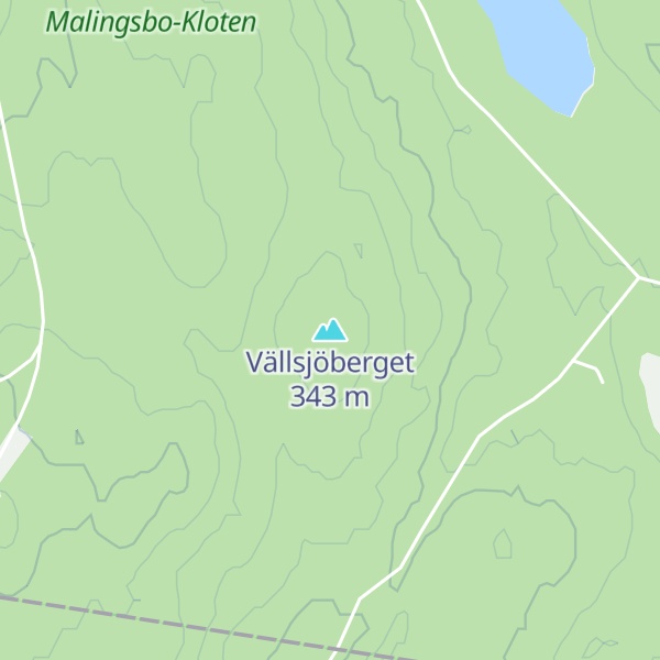 Map of Vällsjöberget