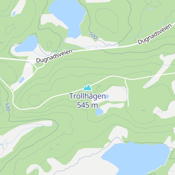 Map of Trollhågen