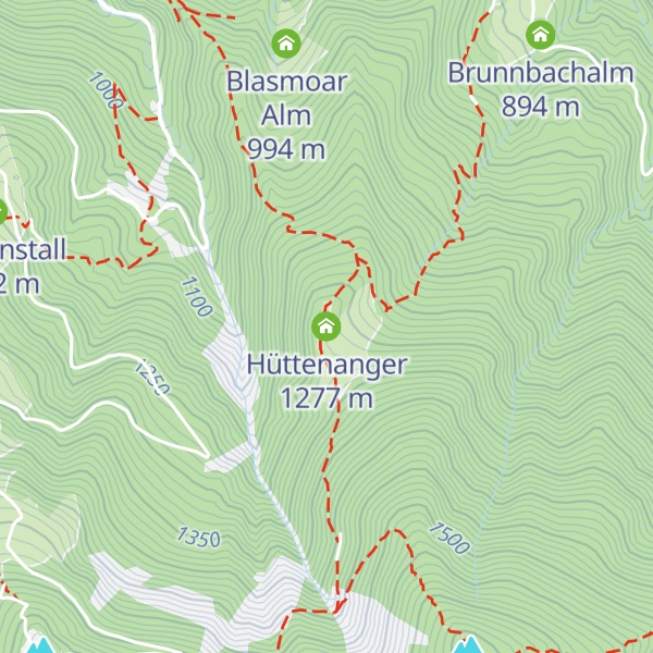 Map of Hüttenanger