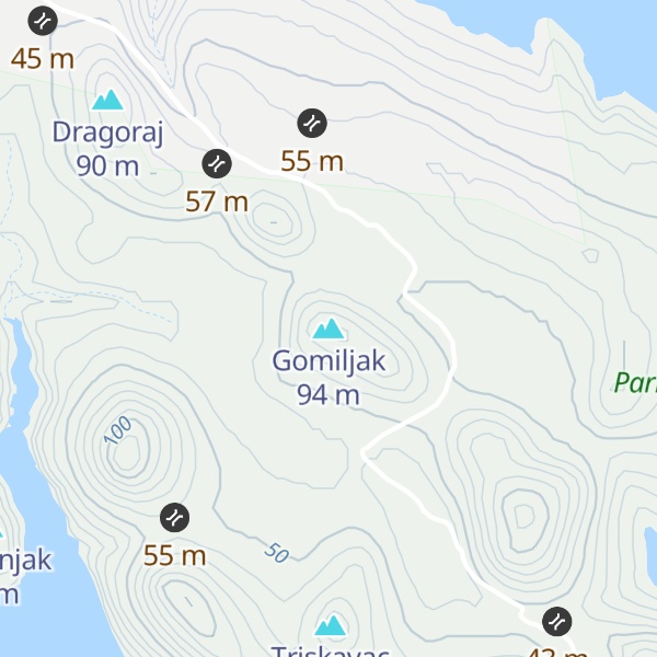 Map of Gomiljak