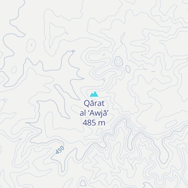 Map of Qārat al ‘Awjā’