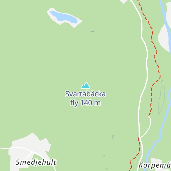 Map of Svartabäcka fly