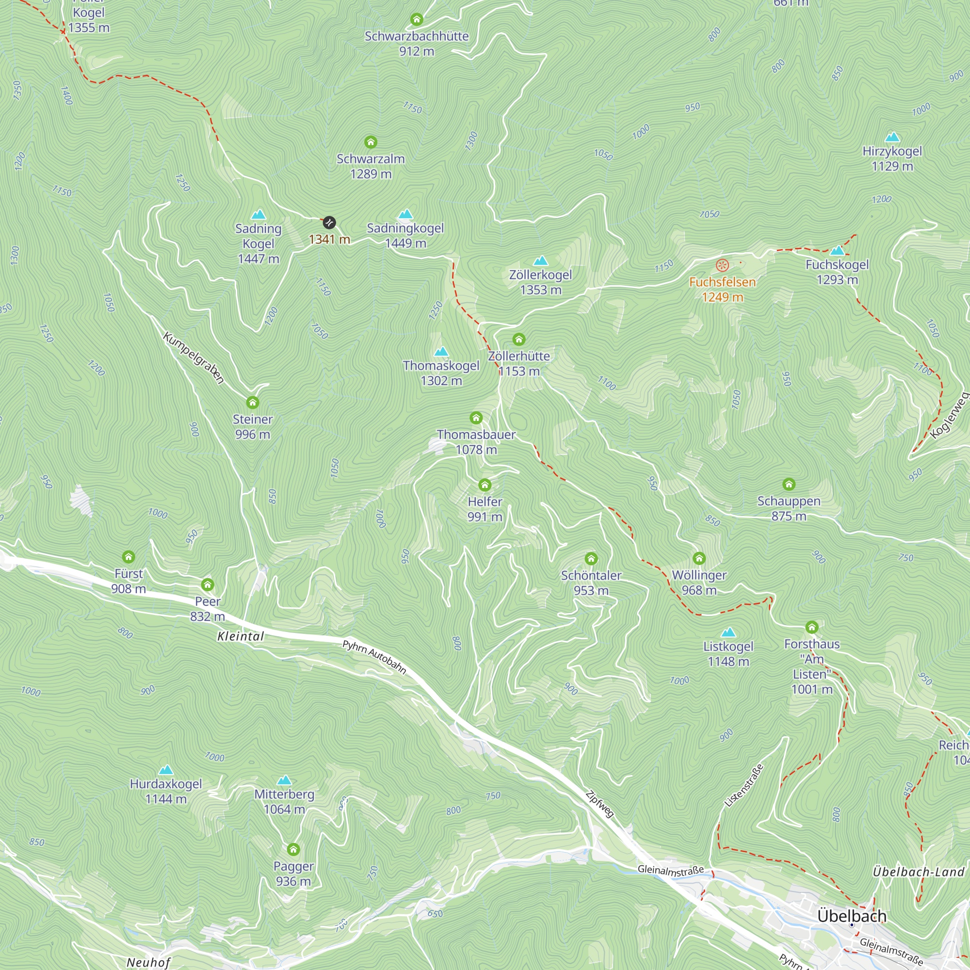 Helfer map