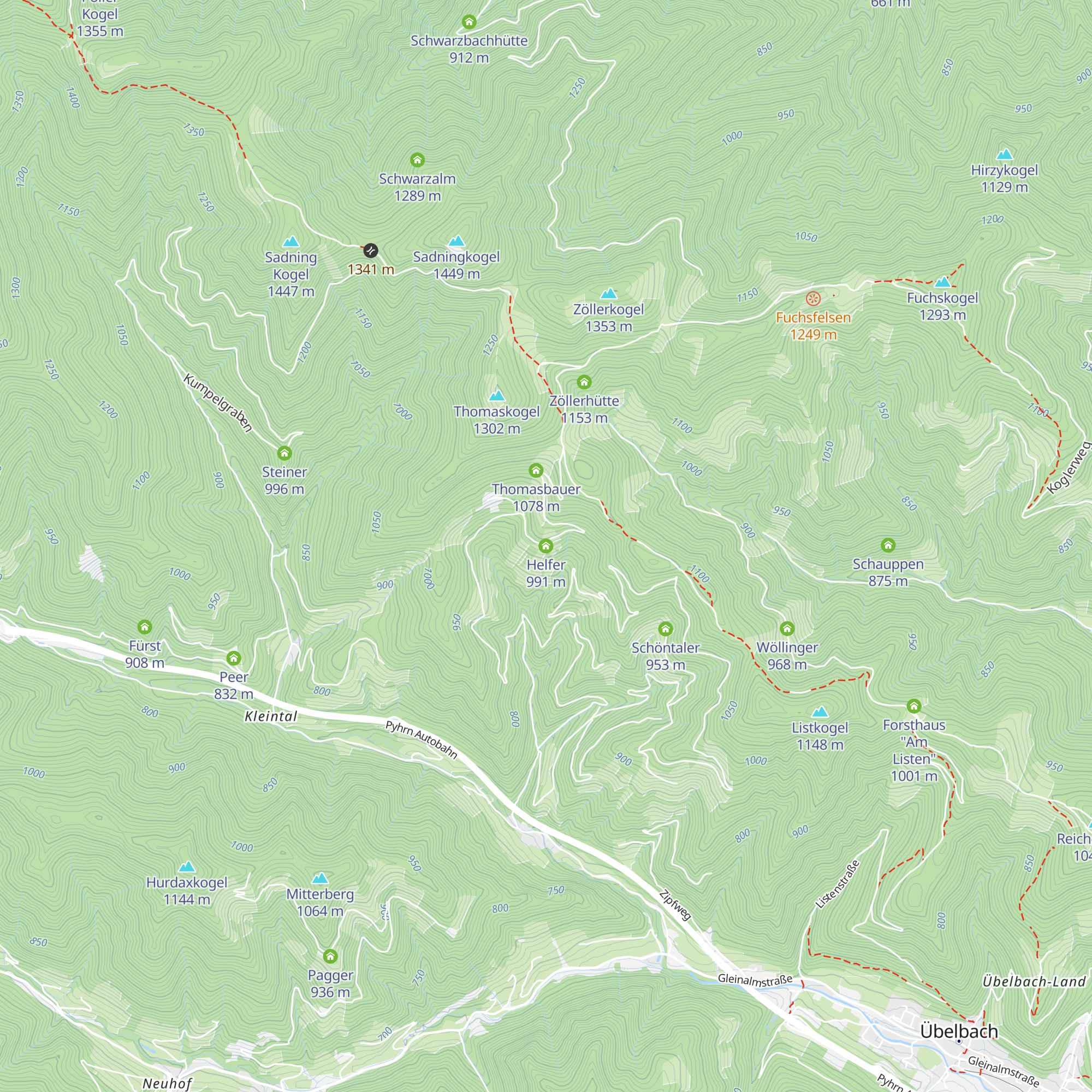 Helfer map