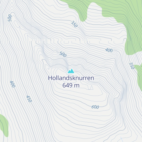Map of Hollandsknurren