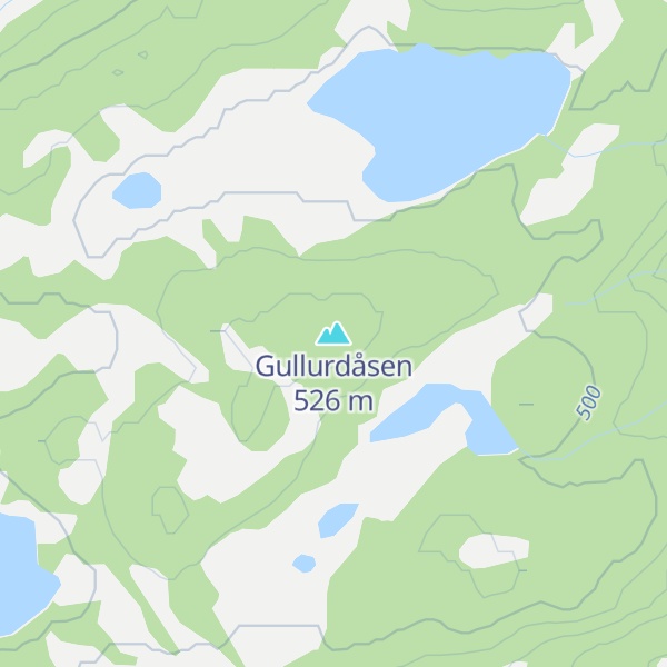 Map of Gullurdåsen