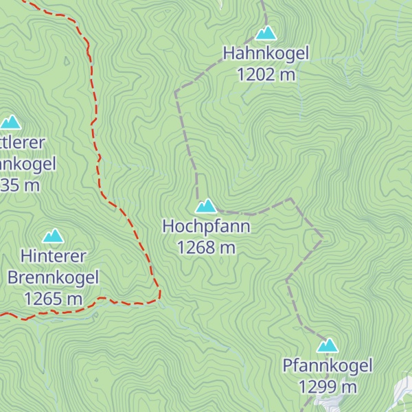 Map of Hochpfann