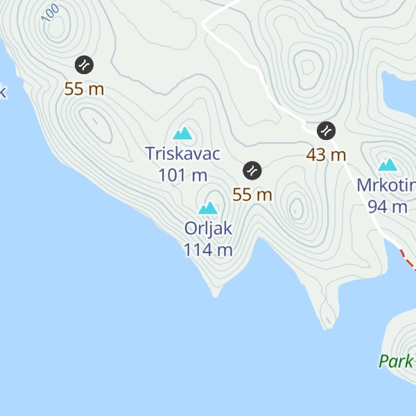 Map of Orljak