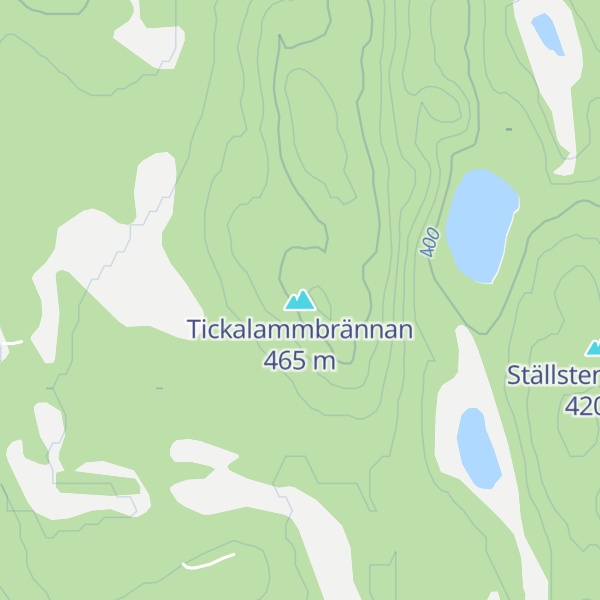 Map of Tickalammbrännan