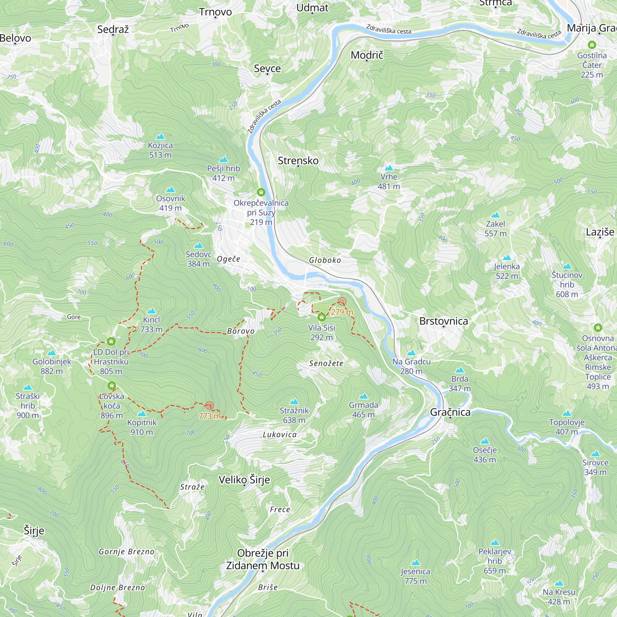 Sofijin dvor map