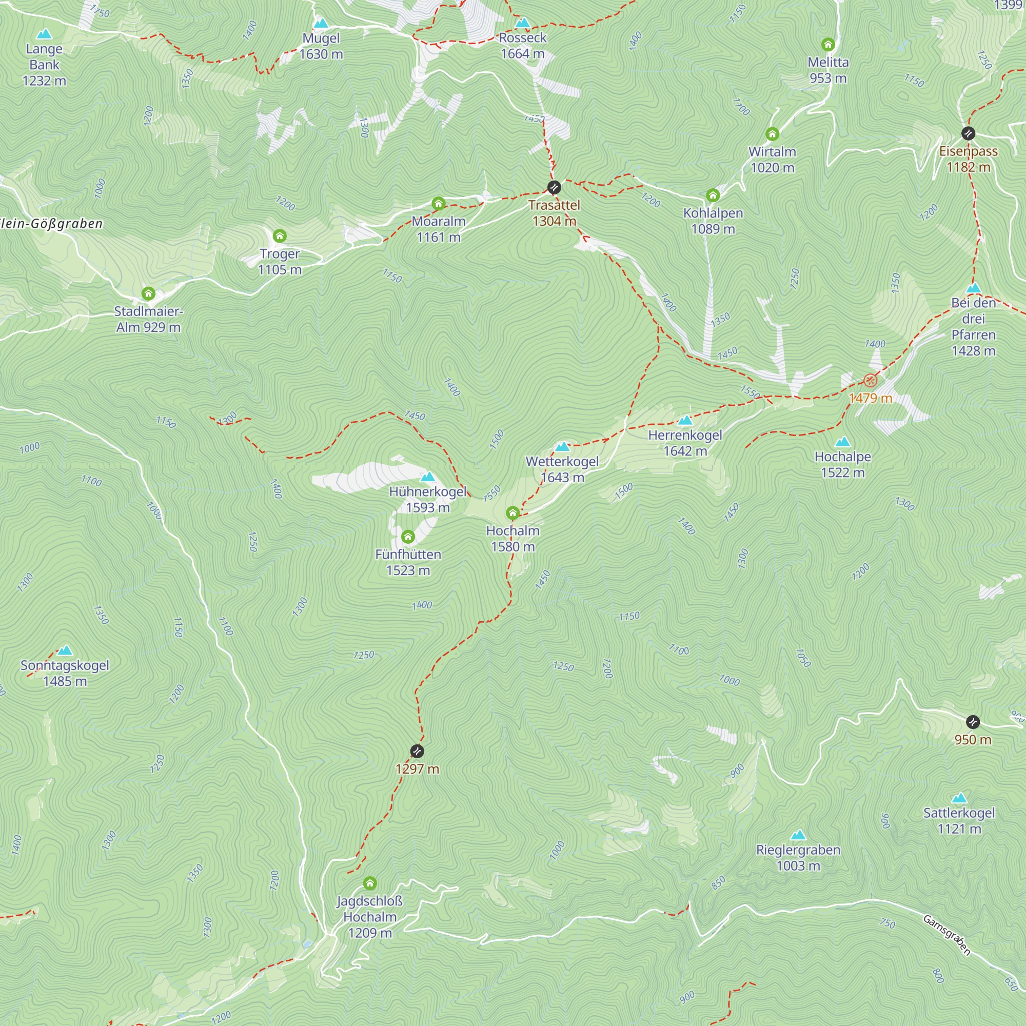 Hochalm map