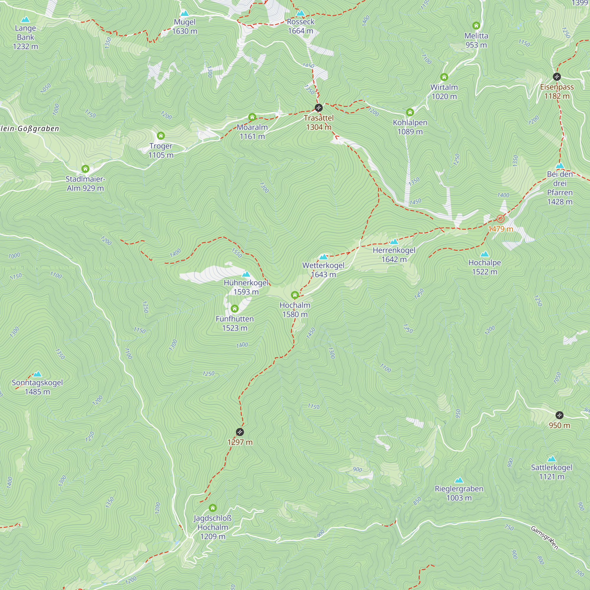 Hochalm map