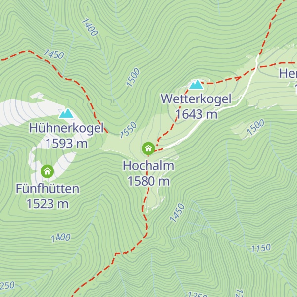 Map of Hochalm