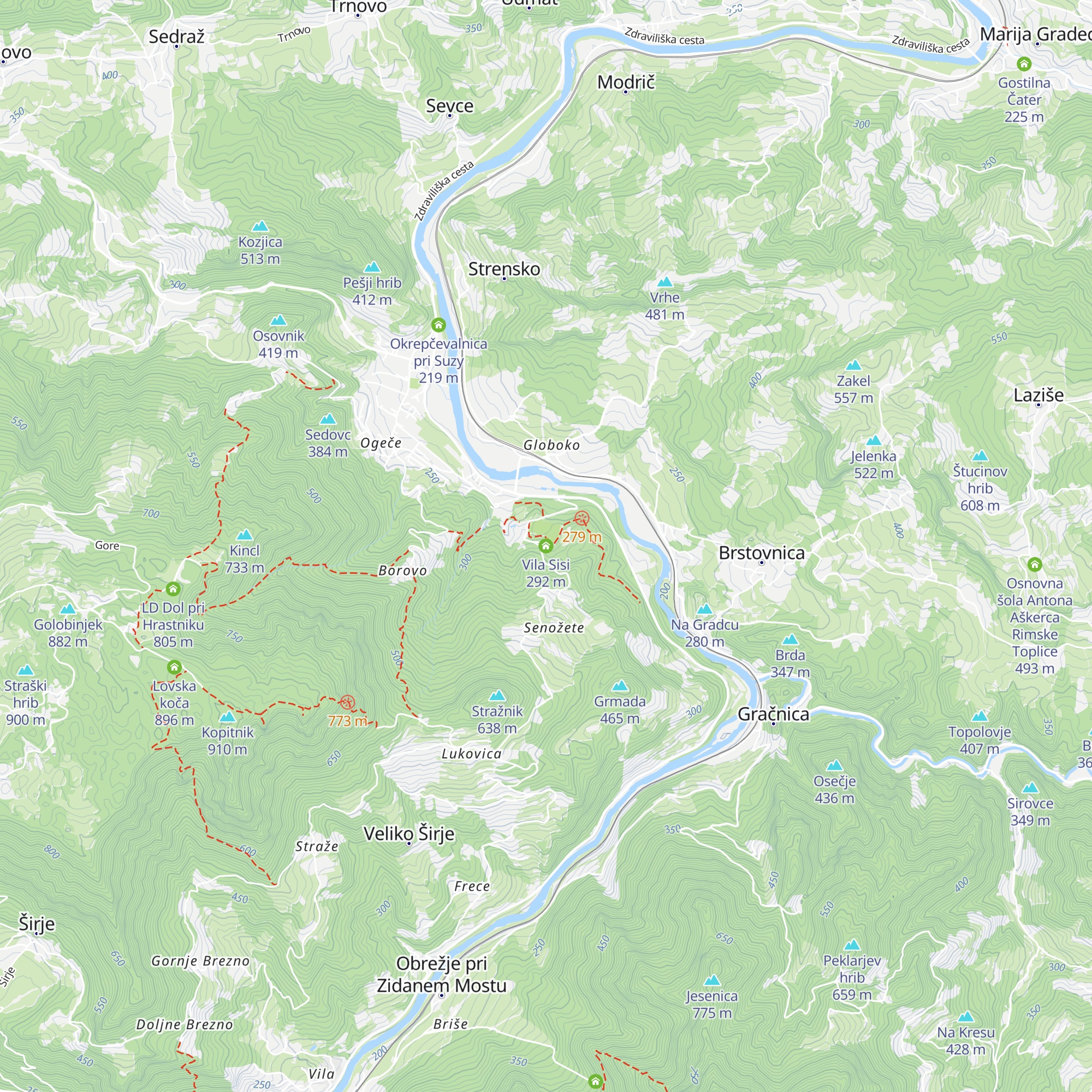 Vila Sisi map