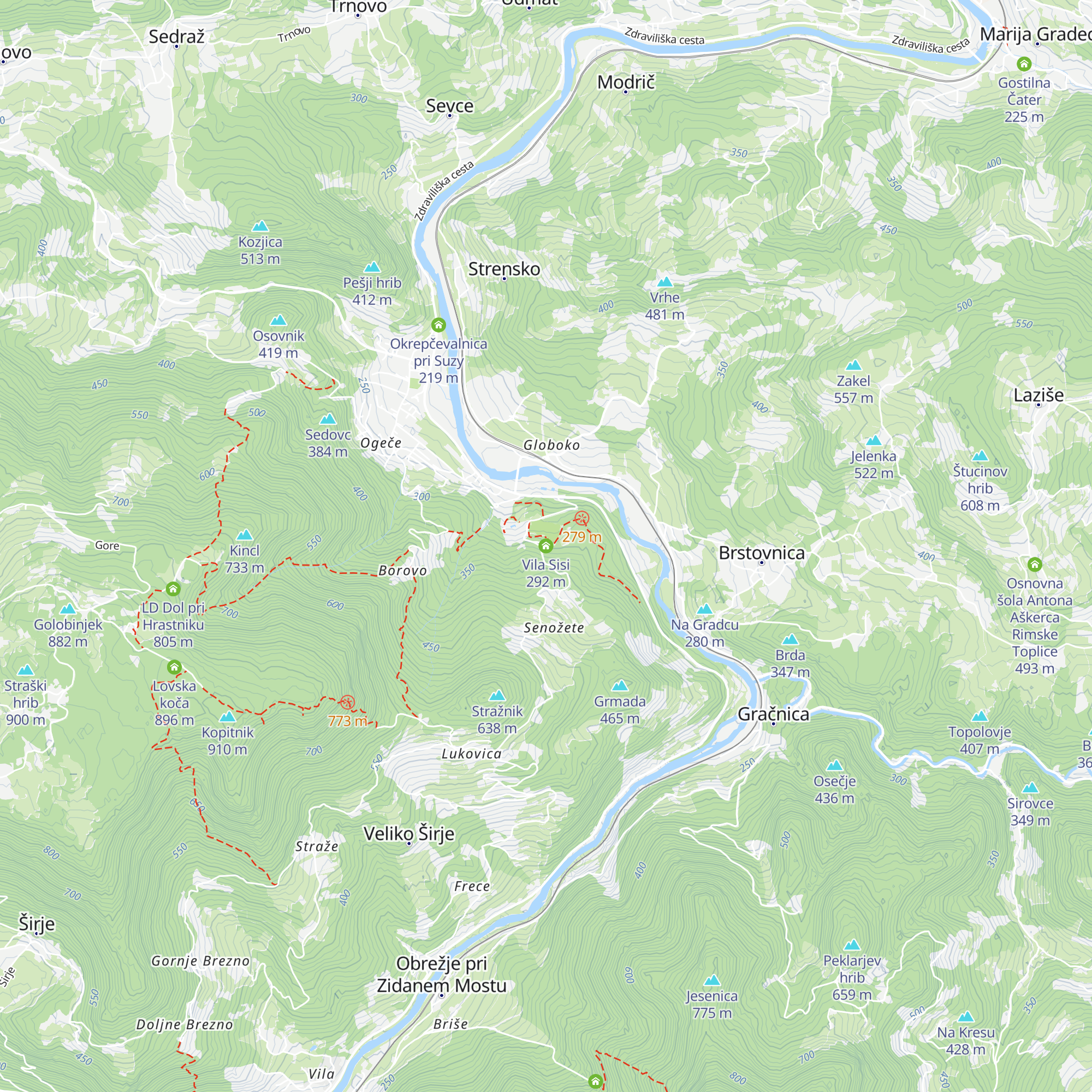Vila Sisi map