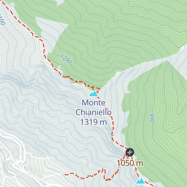 Map of Monte Chianiello