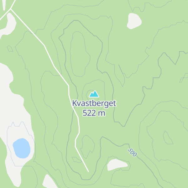 Map of Kvastberget