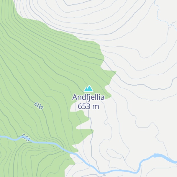 Map of Andfjellia