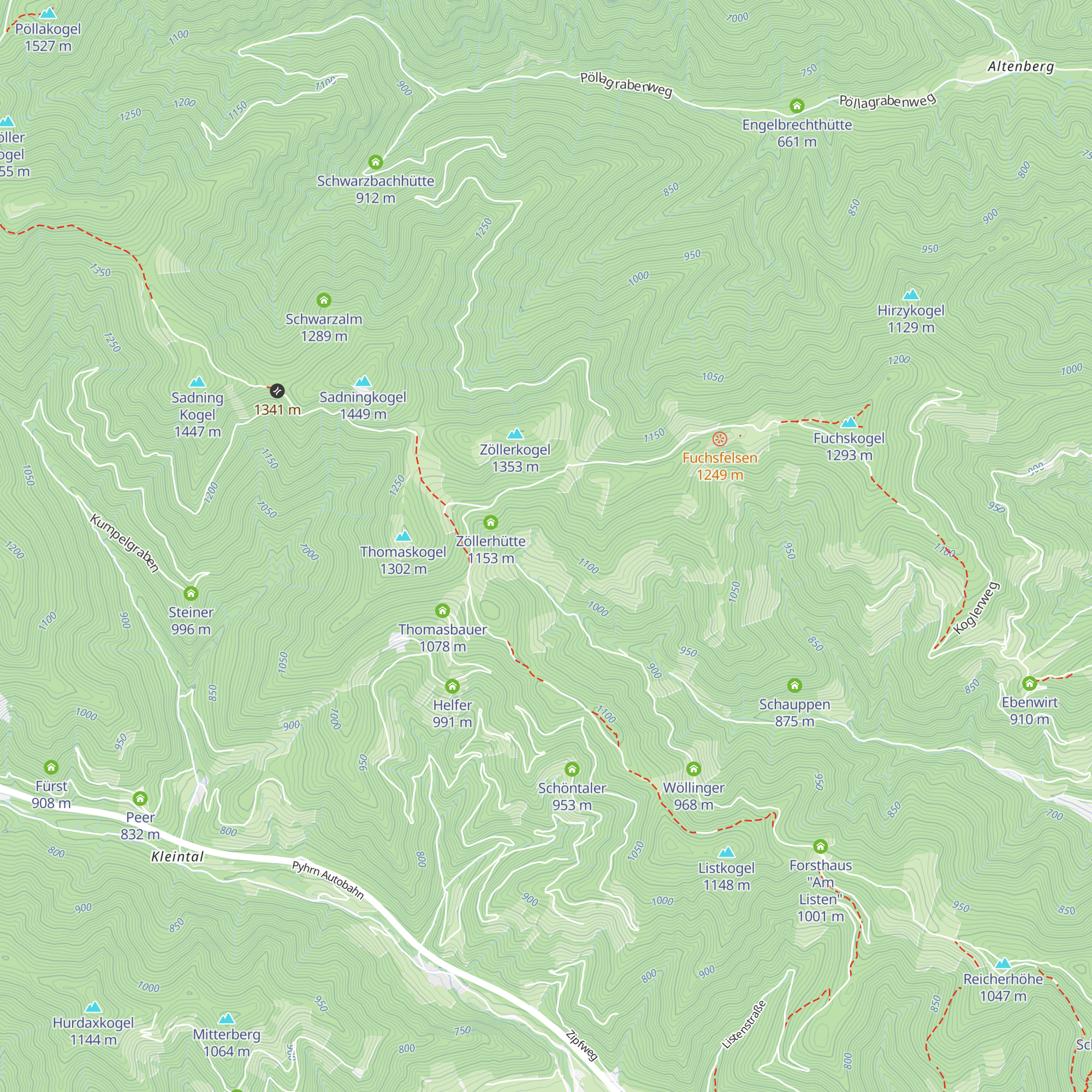 Moderer map
