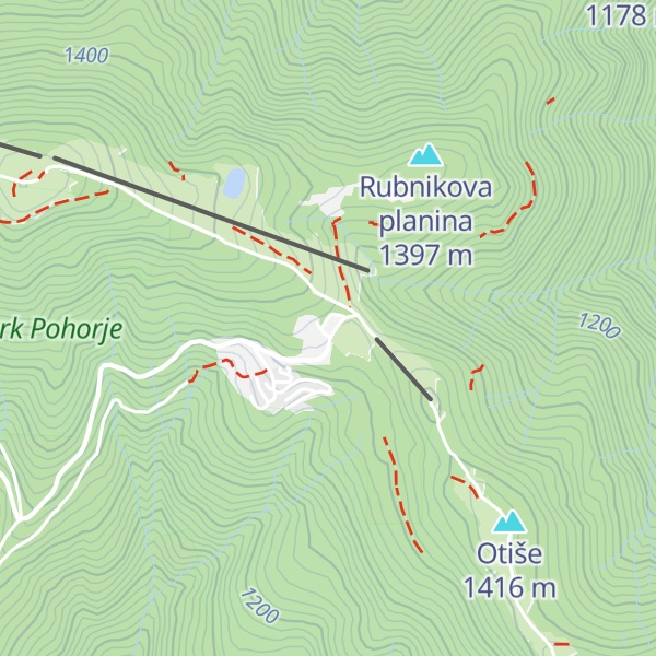 Map of Grmovškov dom pod Veliko Kopo