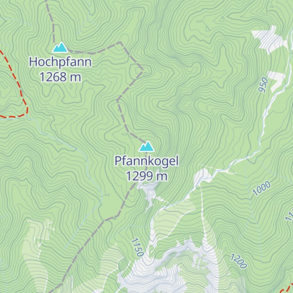 Map of Pfannkogel