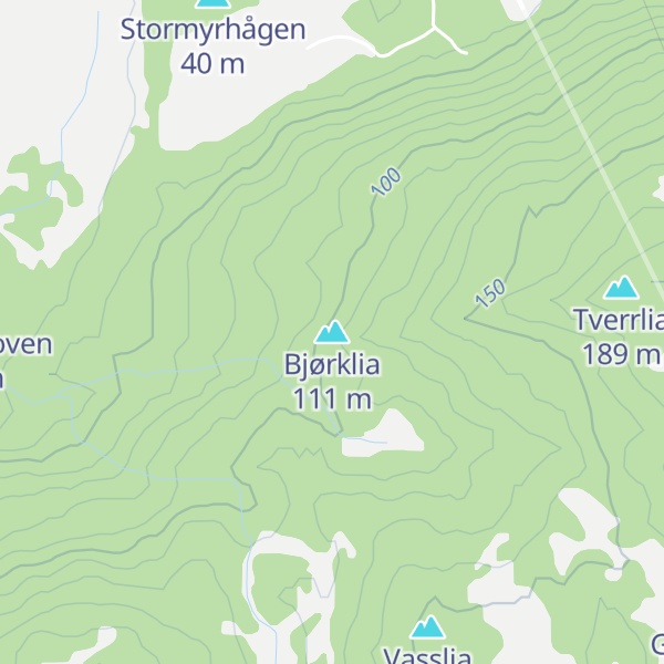 Map of Bjørklia