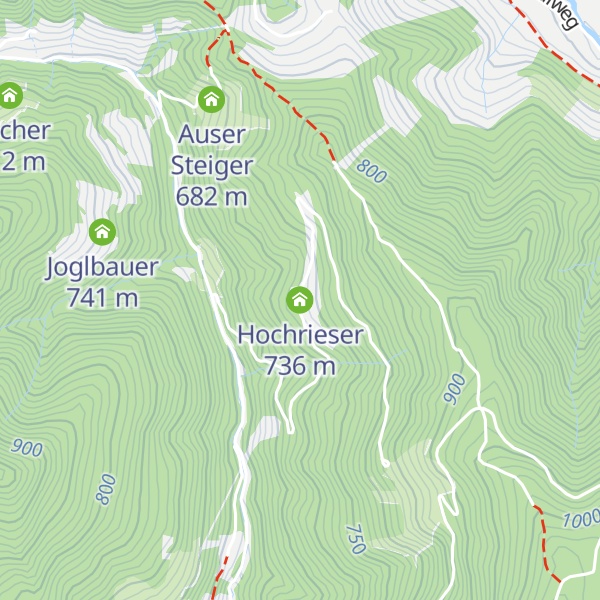 Map of Hochrieser