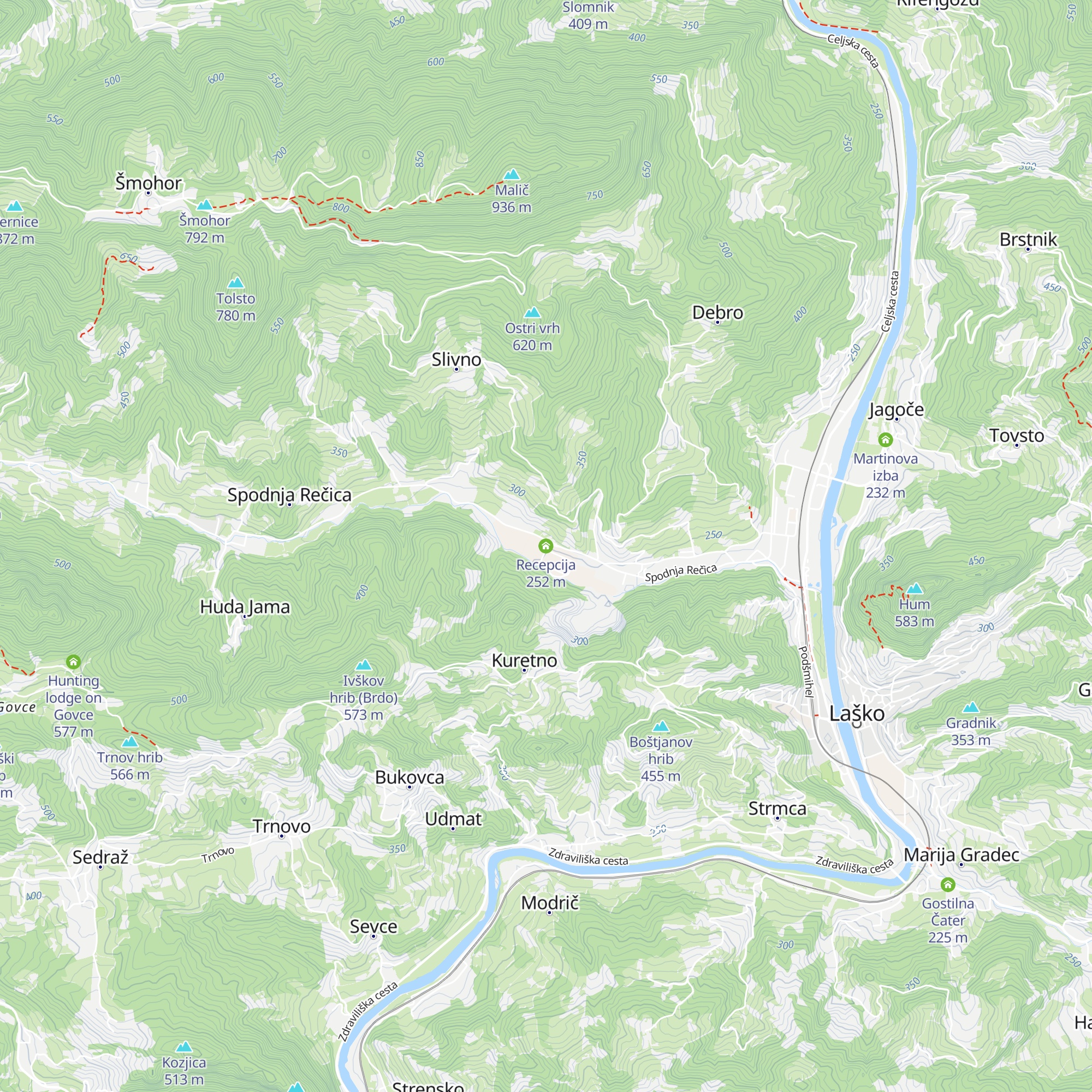 Recepcija map