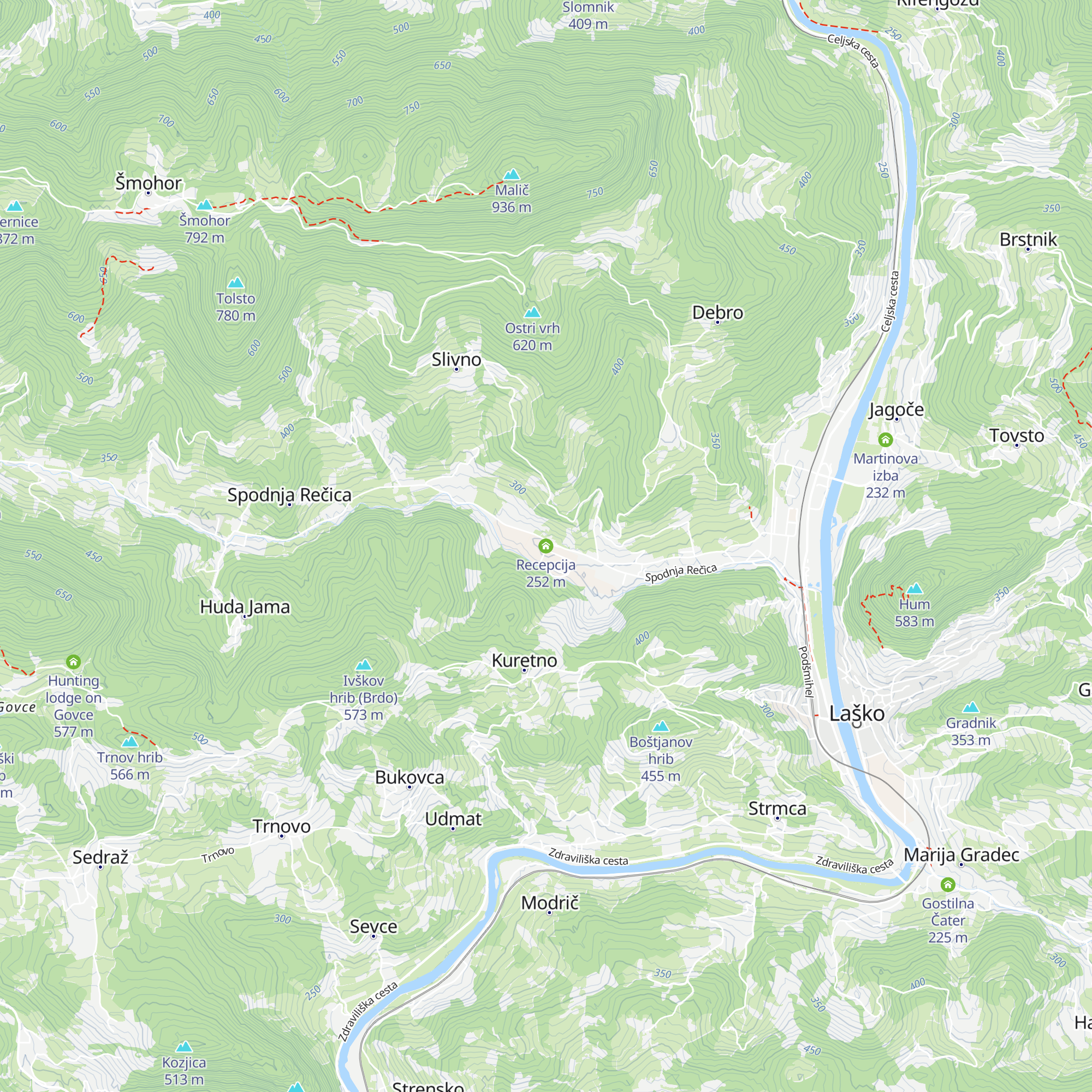 Recepcija map
