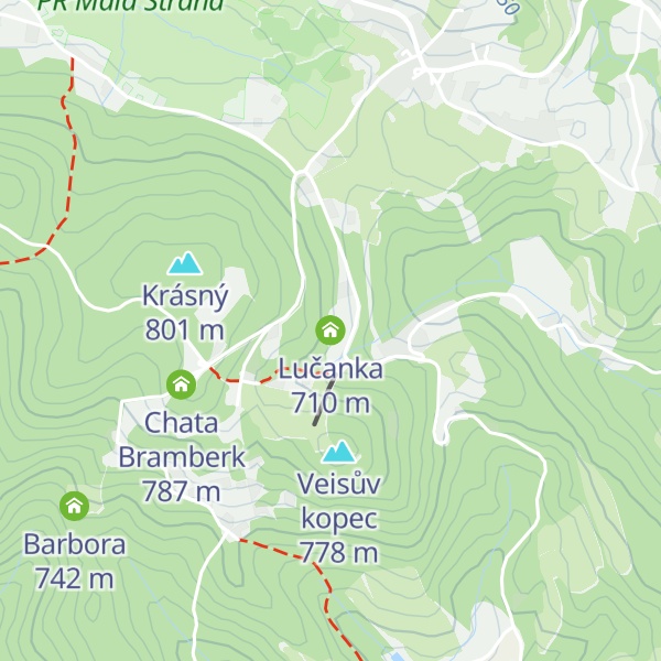 Map of Lučanka