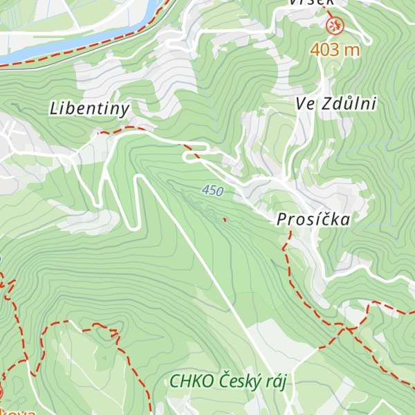 Map of Střední věž