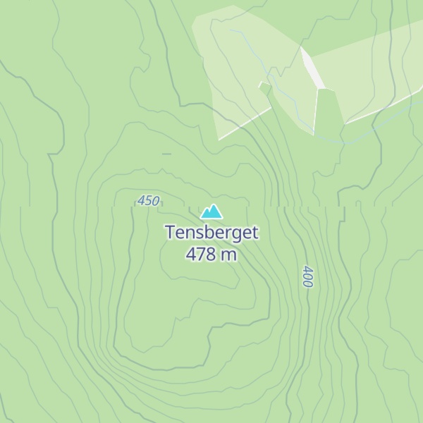 Map of Tensberget