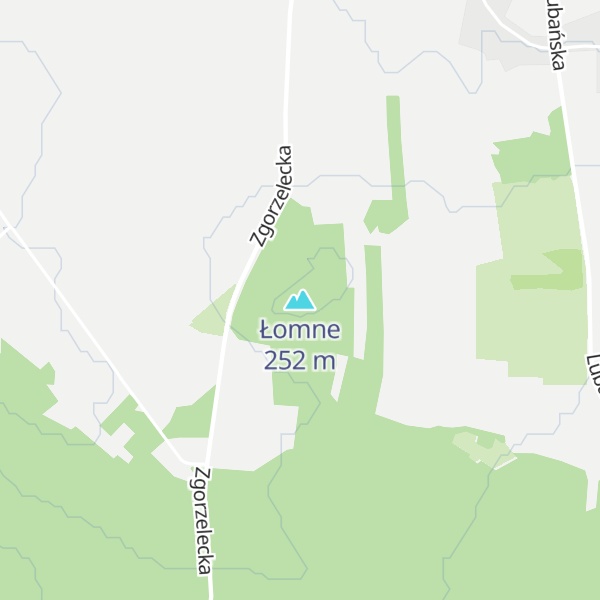 Map of Łomne
