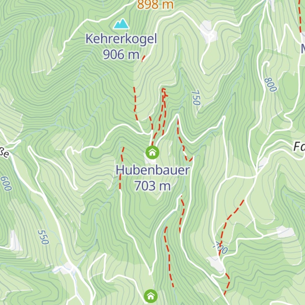 Map of Hubenbauer