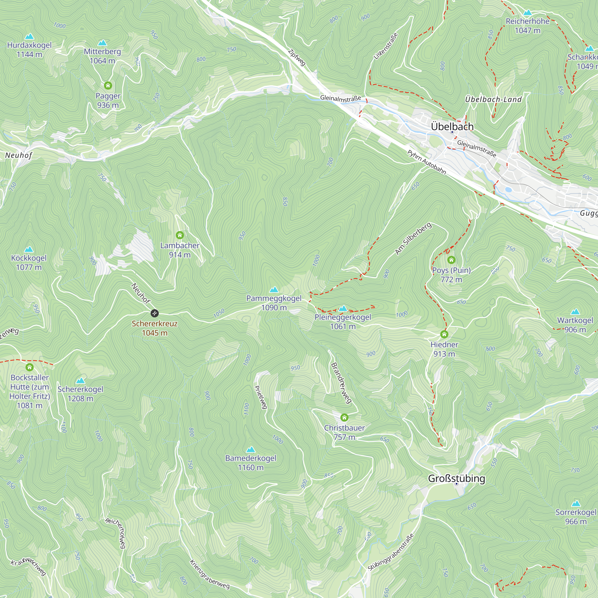 Taschlerhütte map
