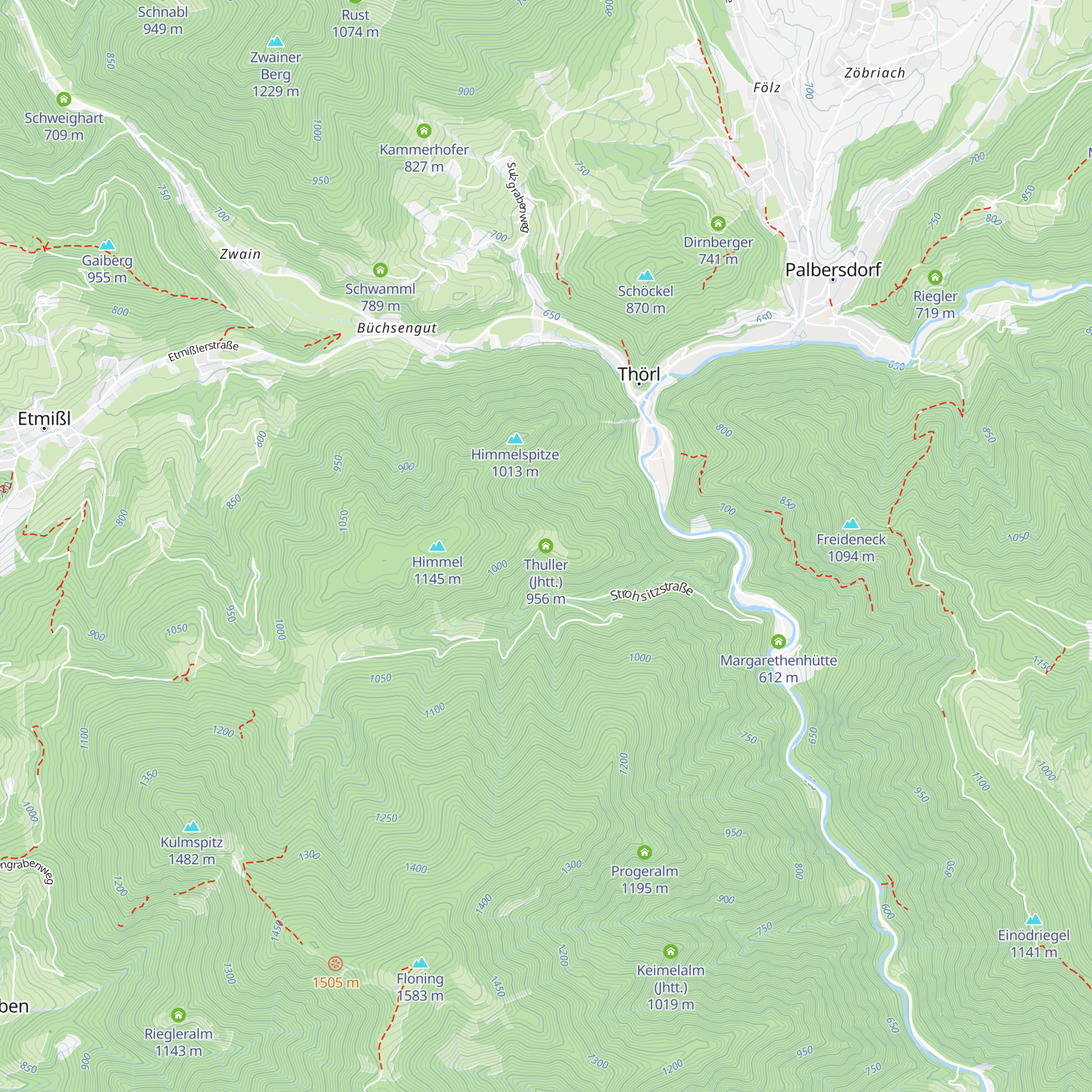 Thuller (Jhtt.) map