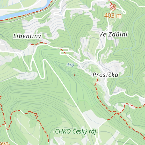 Map of Hlavní věž