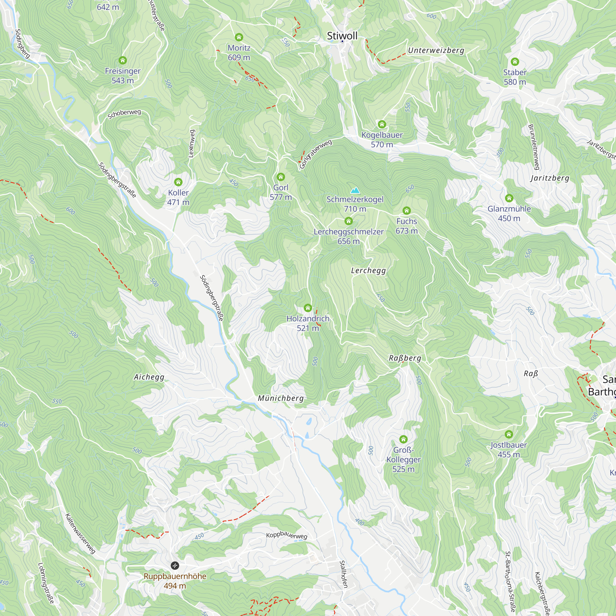 Holzandrich map