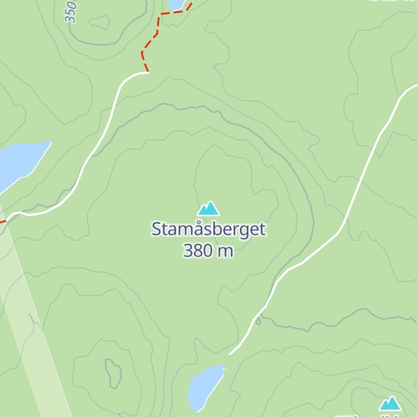 Map of Stamåsberget