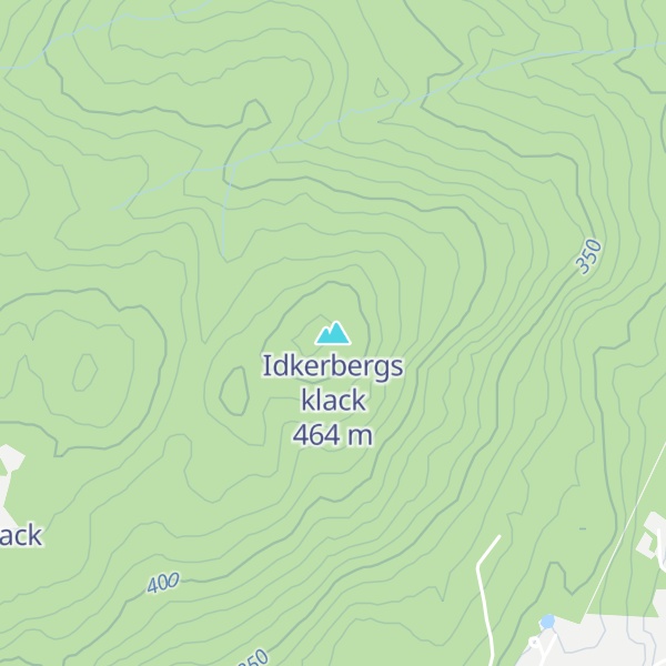 Map of Idkerbergs klack