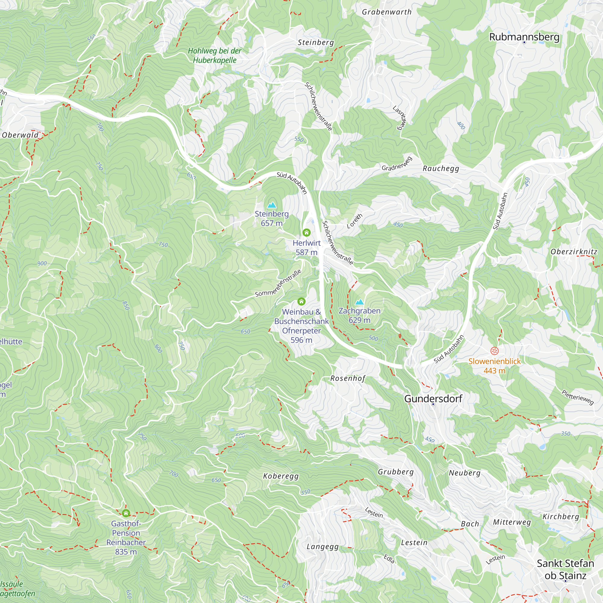 Weinbau & Buschenschank Ofnerpeter map