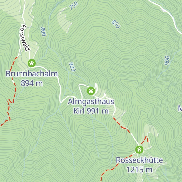 Map of Almgasthaus Kirl