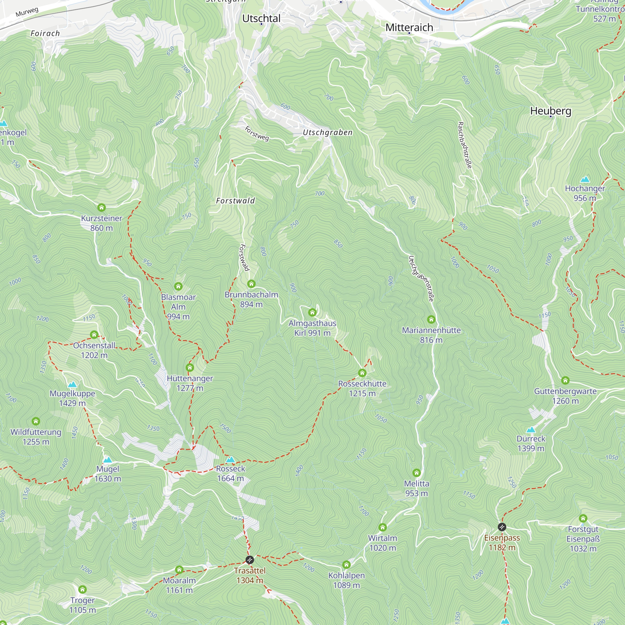 Almgasthaus Kirl map